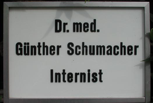 Dr. Schumacher